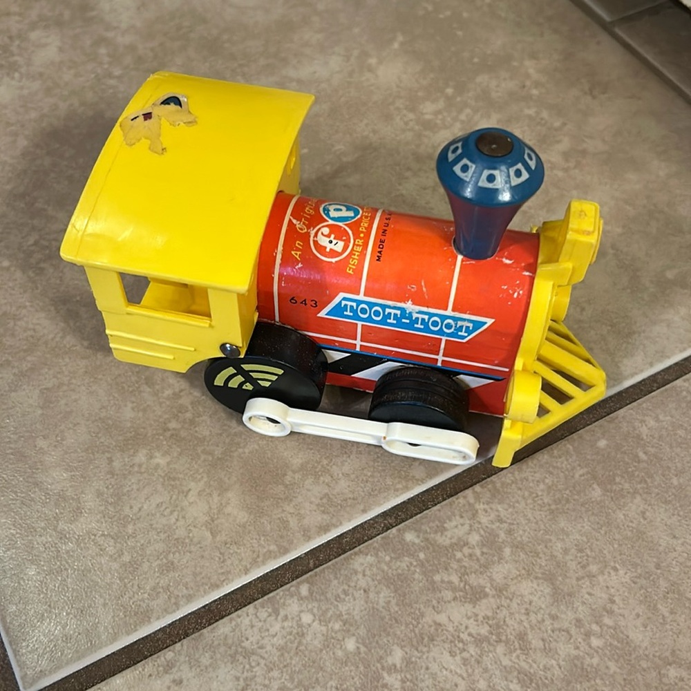 Vintage fisher price train toot-toot